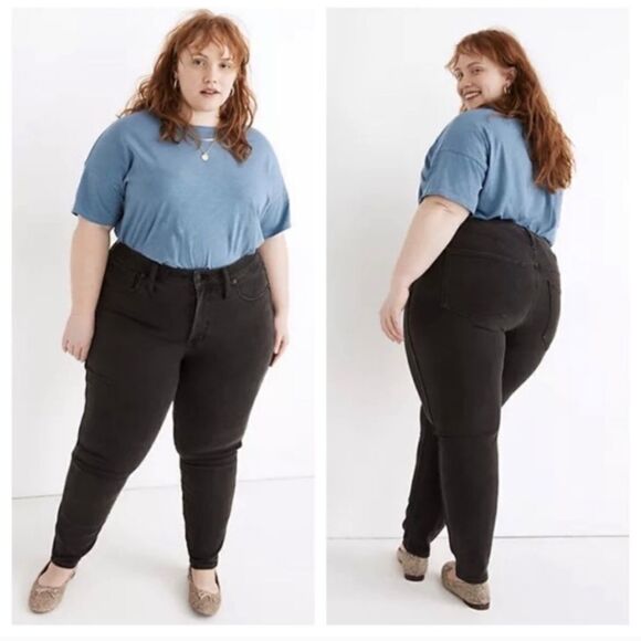 Madewell Plus High-Rise Skinny Jeans in Starkey Wash Sz 28 W NWT MD545 - Picture 1 of 13